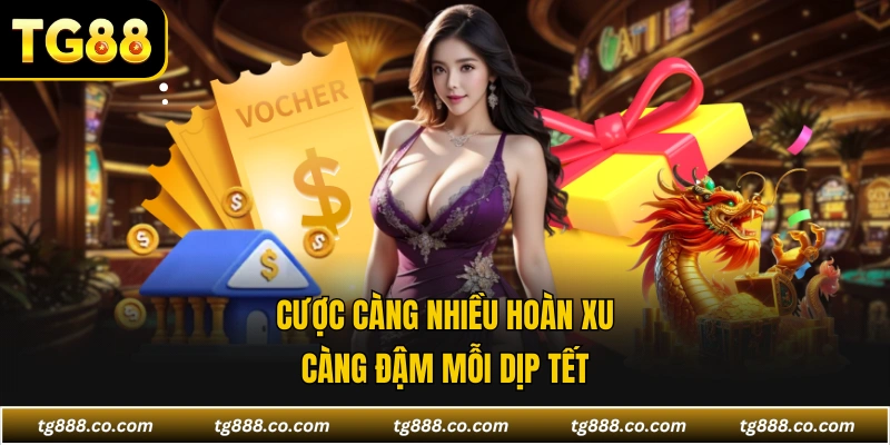 Cược càng nhiều hoàn xu càng đậm mỗi dịp Tết